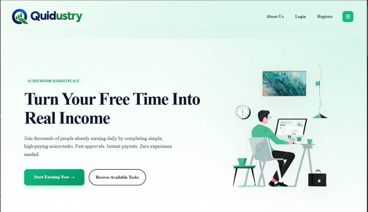 Quidustry - Microjob & Freelance Task Marketplace